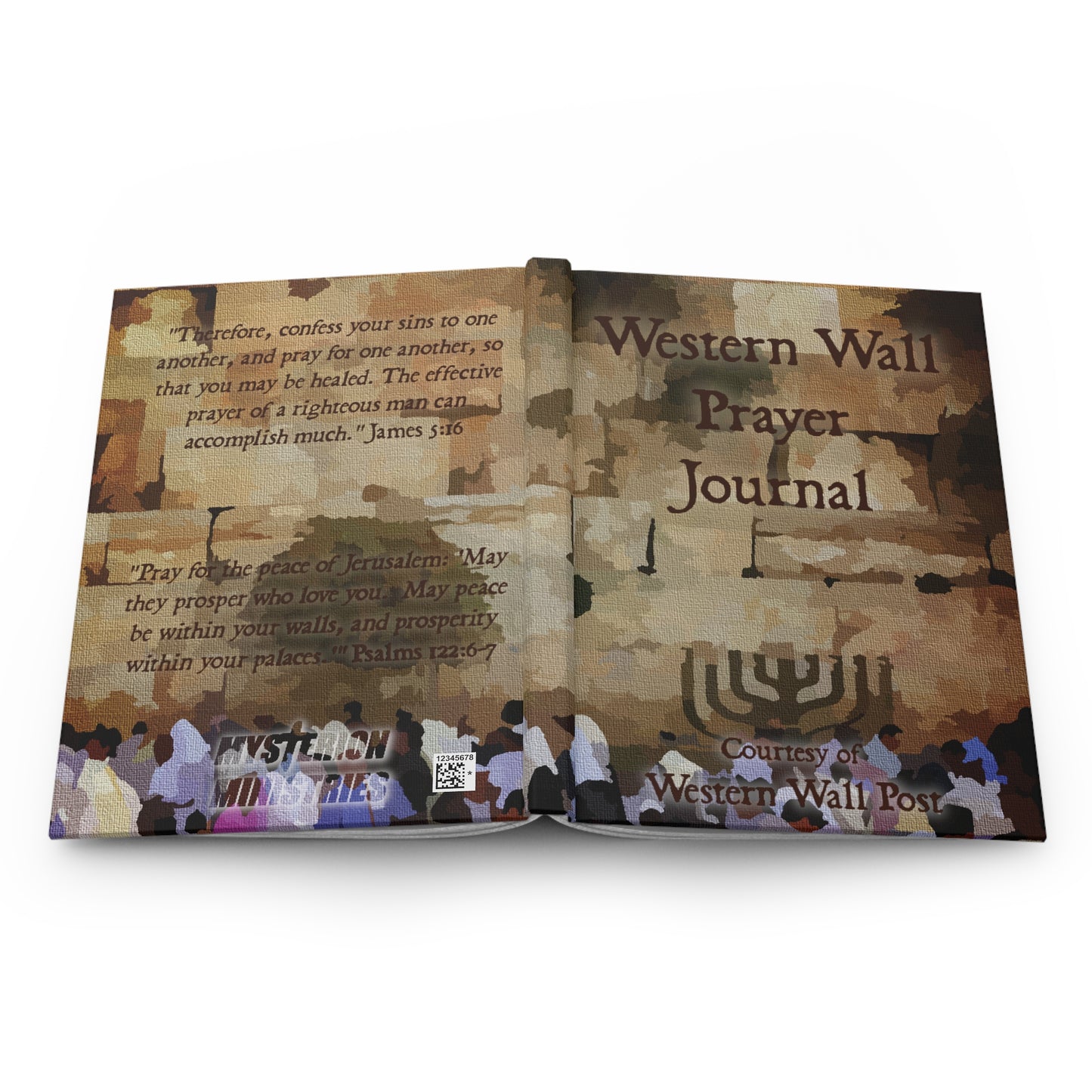 Western Wall Prayer Journal — Hardcover Journal for Prayers & Reflection